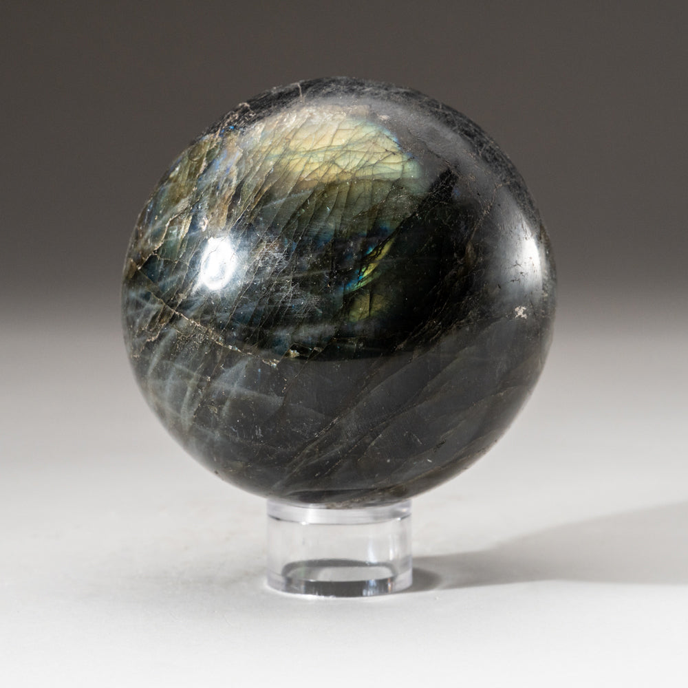 Polished Labradorite Sphere from Madagascar (3 lbs)