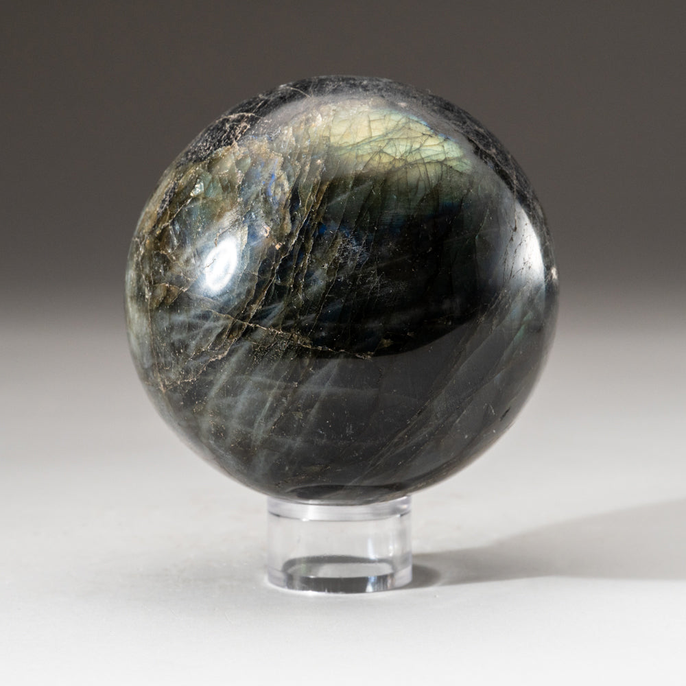 Polished Labradorite Sphere from Madagascar (3 lbs)