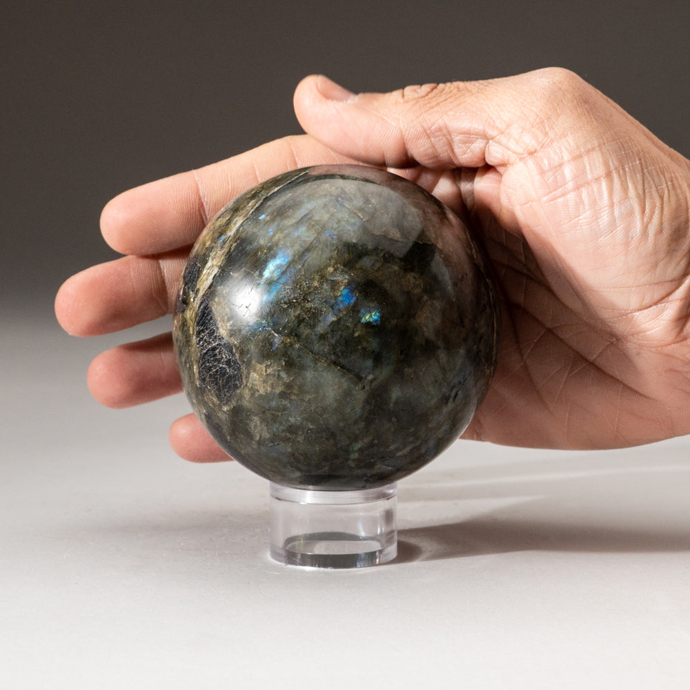 Polished Labradorite Sphere from Madagascar