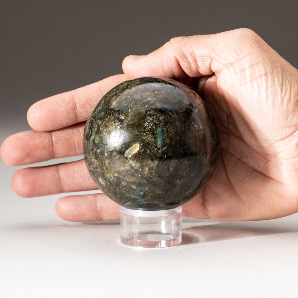 Polished Labradorite (Medium) Sphere from Madagascar