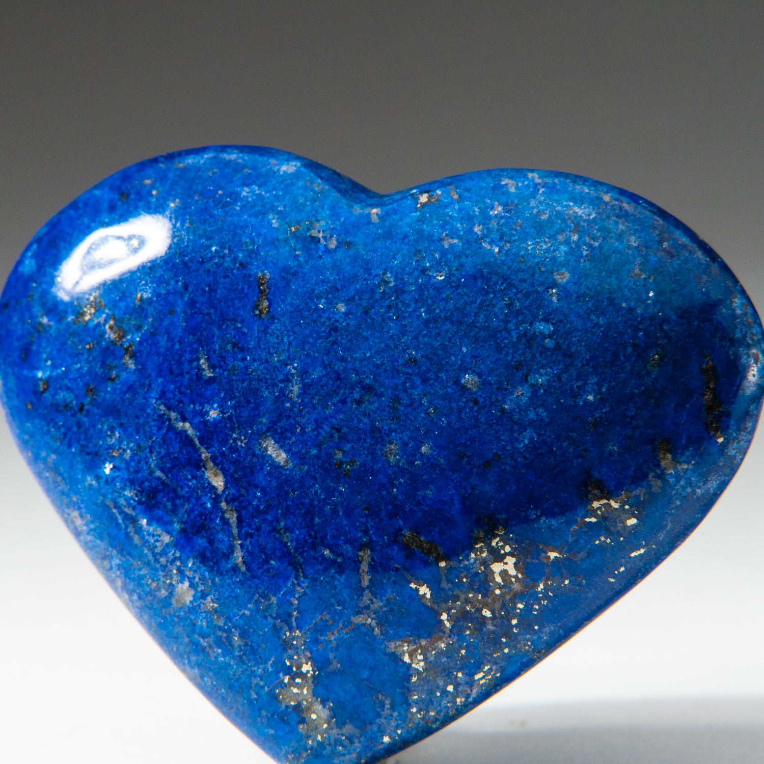 Polished Lapis Lazuli Heart from Afghanistan (60 grams)