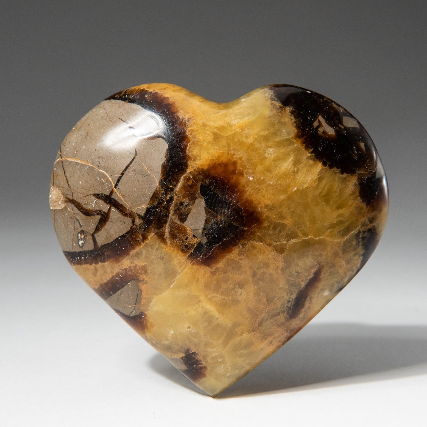 Polished Septarian Heart From Mexico (.5 lbs)