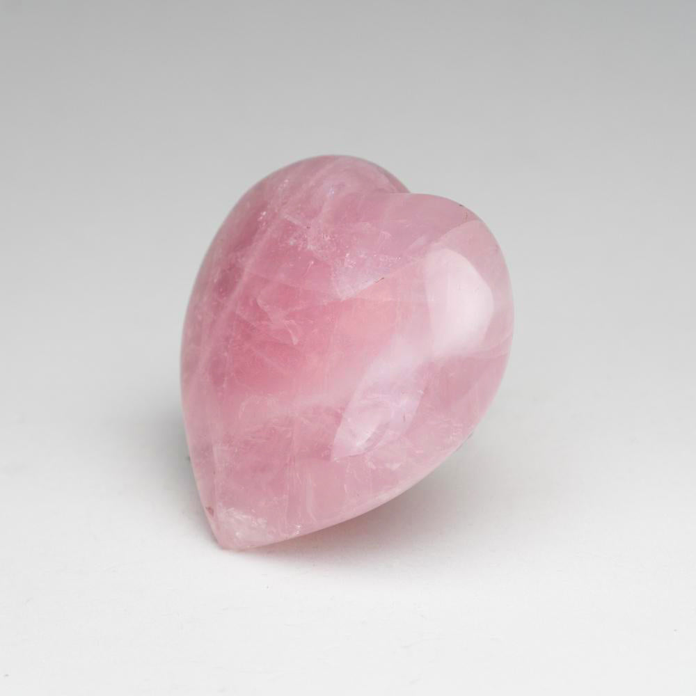 Polished Rose Quartz Small Heart from Brazil (149 grams)