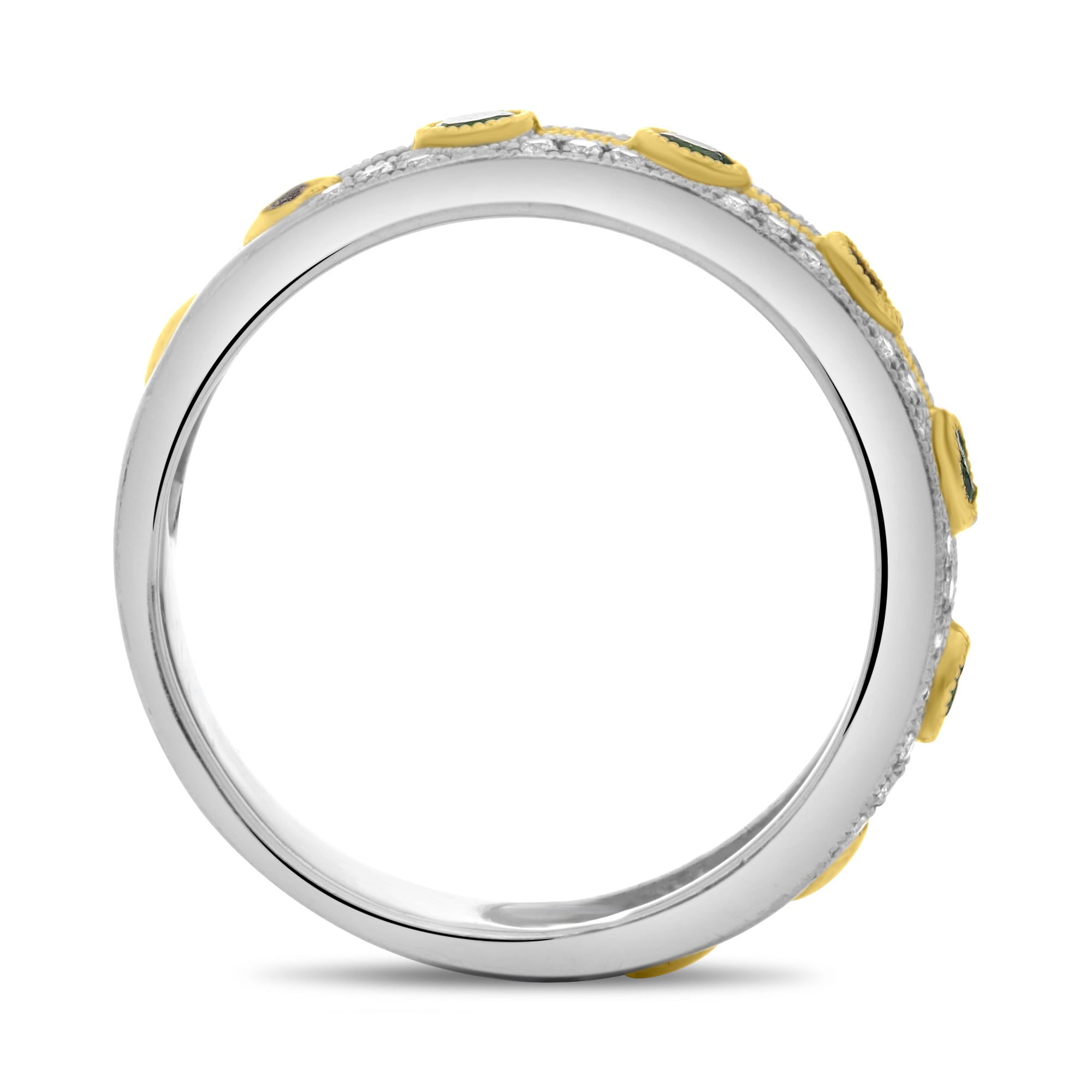 14k White Gold Tsavorite Ring (UR1219WYTZV-BA)