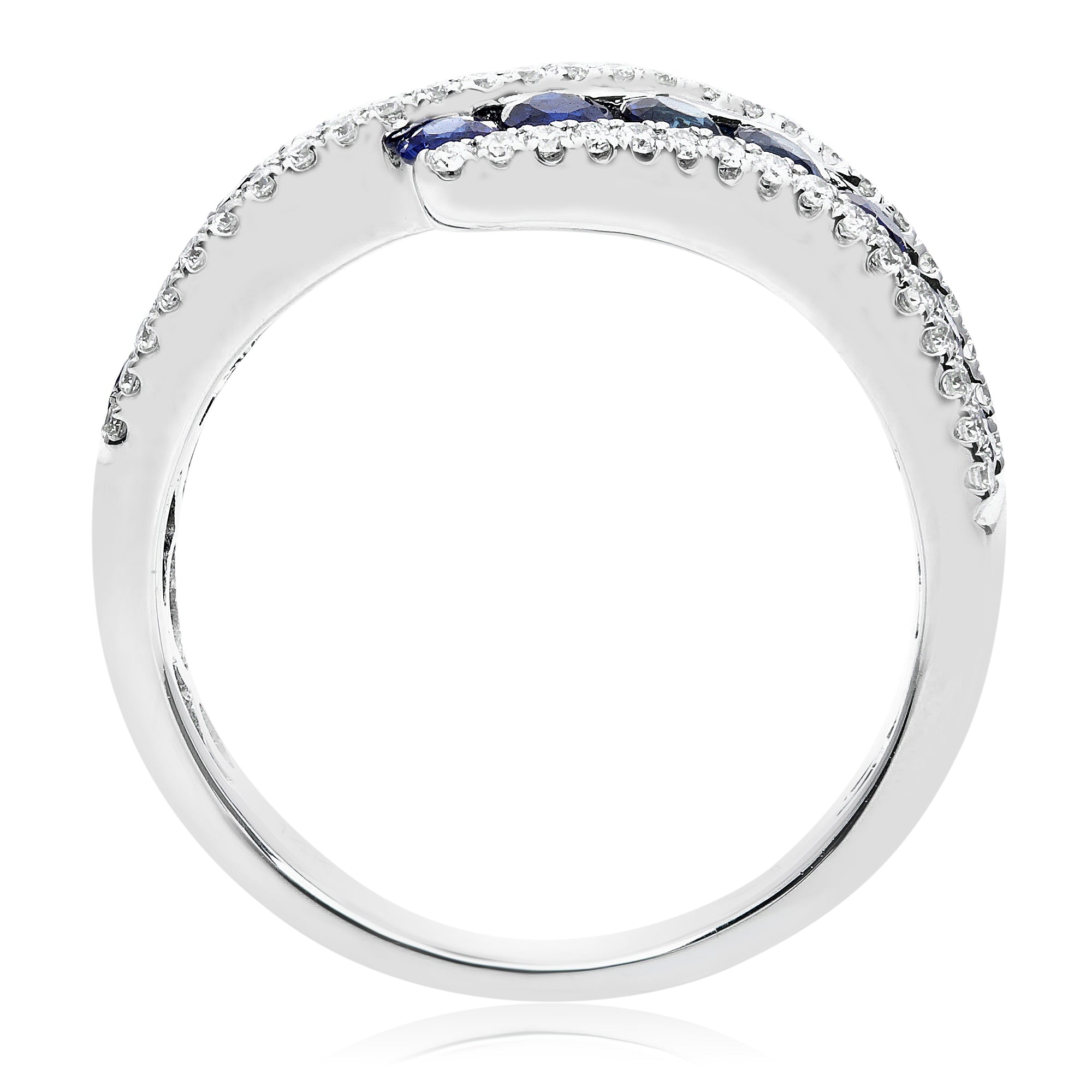 14k White Gold Sapphire Ring (UR1261WSP)