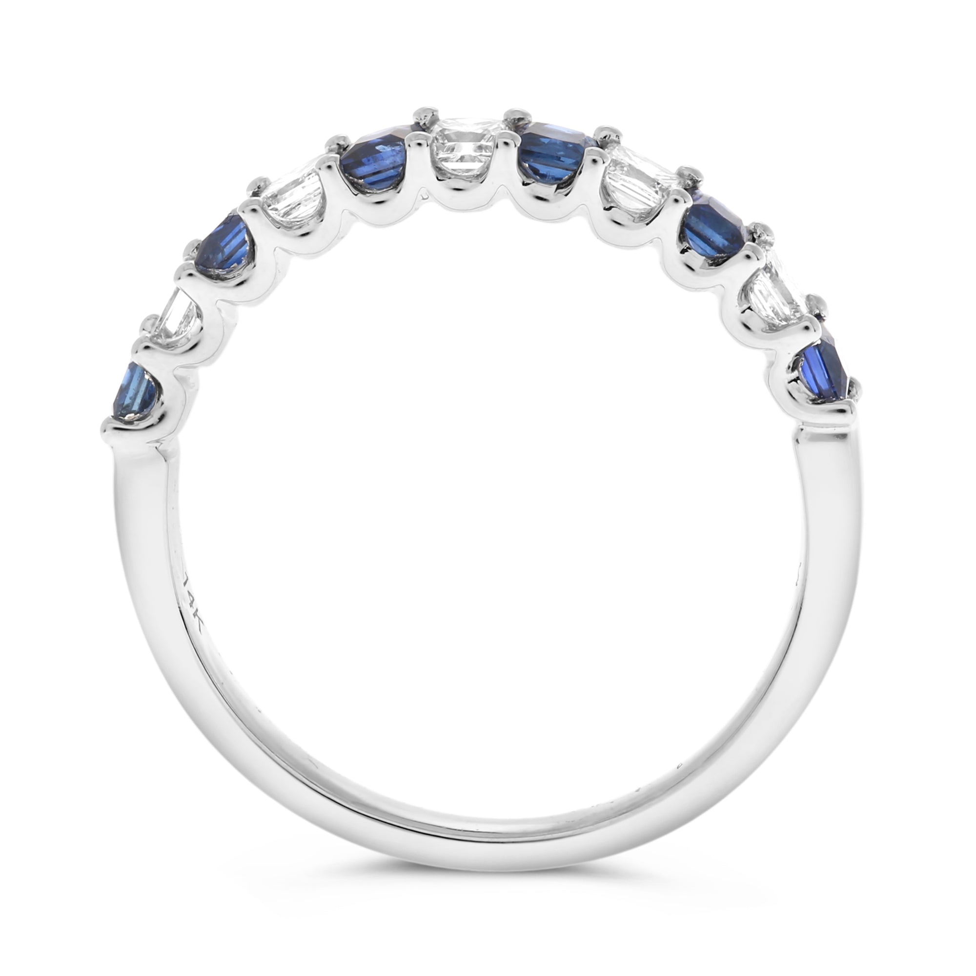 14k White Gold Sapphire Ring (UR1894-13)