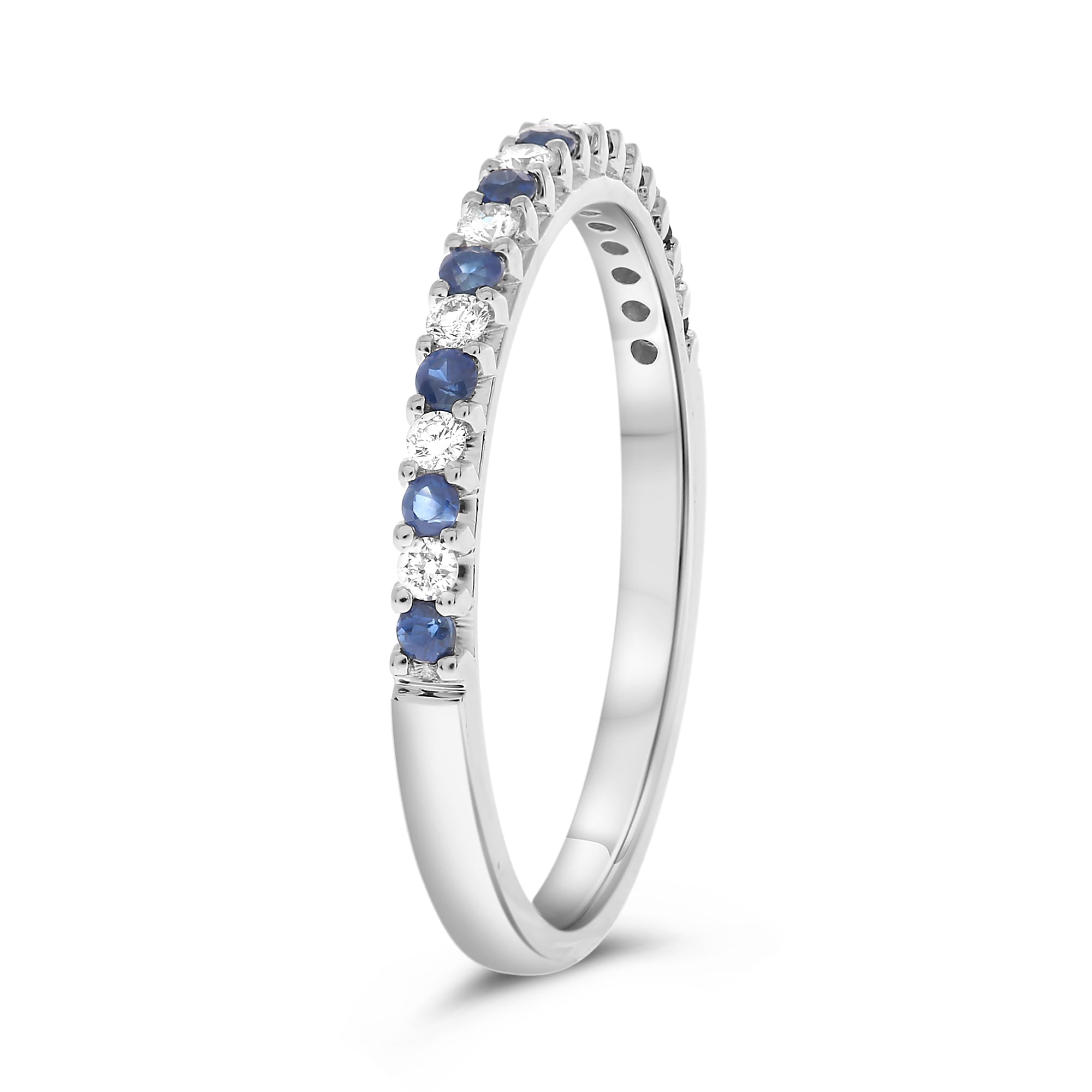 14k White Gold Sapphire Ring (UR2157-7)