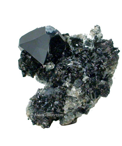 Cassiterite Crystals on Matrix
