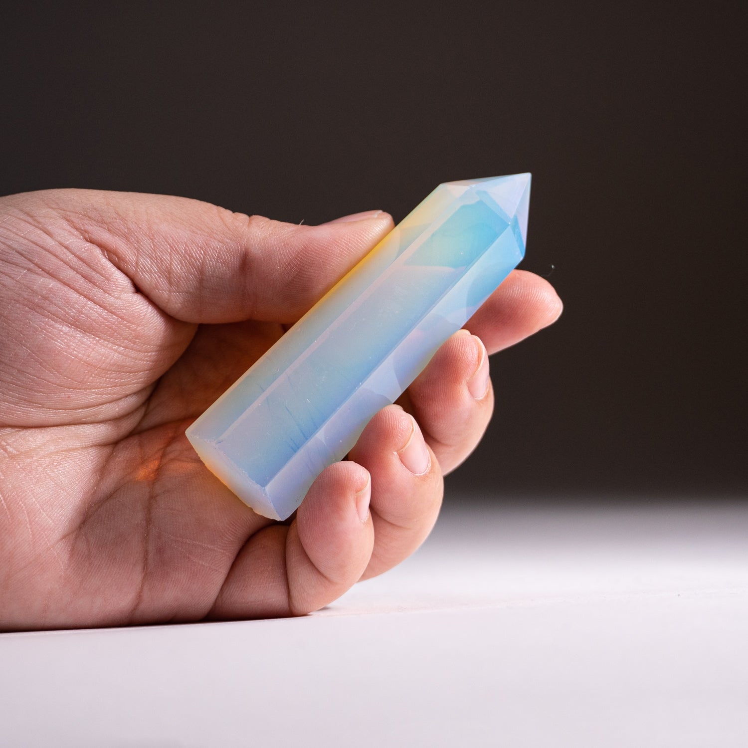 Genuine Polished Opalite Crystal Point (66.1 grams)