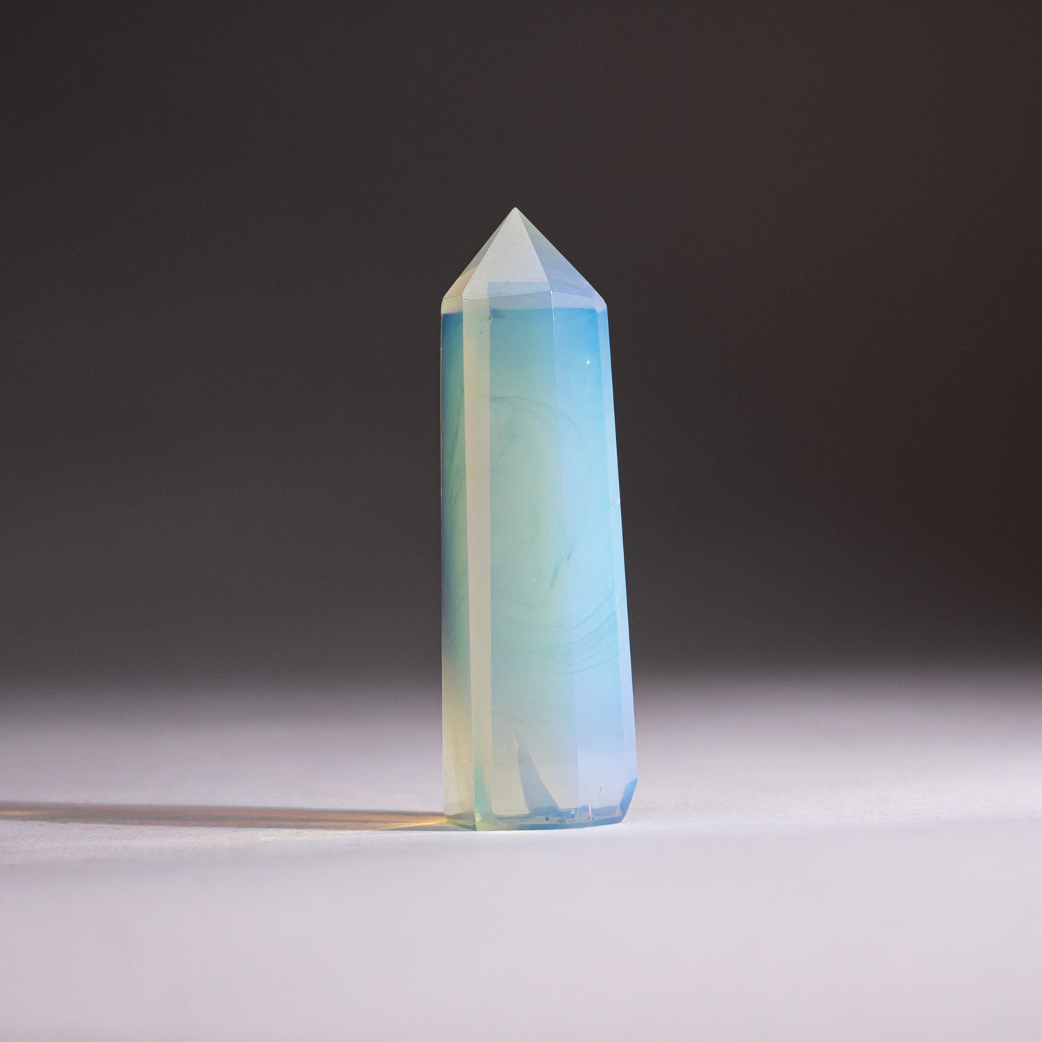 Genuine Polished Opalite Crystal Point (85.6 grams)
