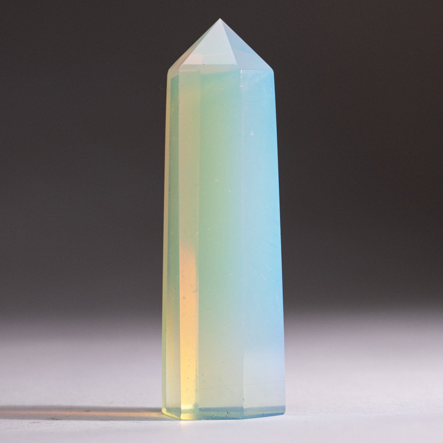 Genuine Polished Opalite Crystal Point (110 grams)
