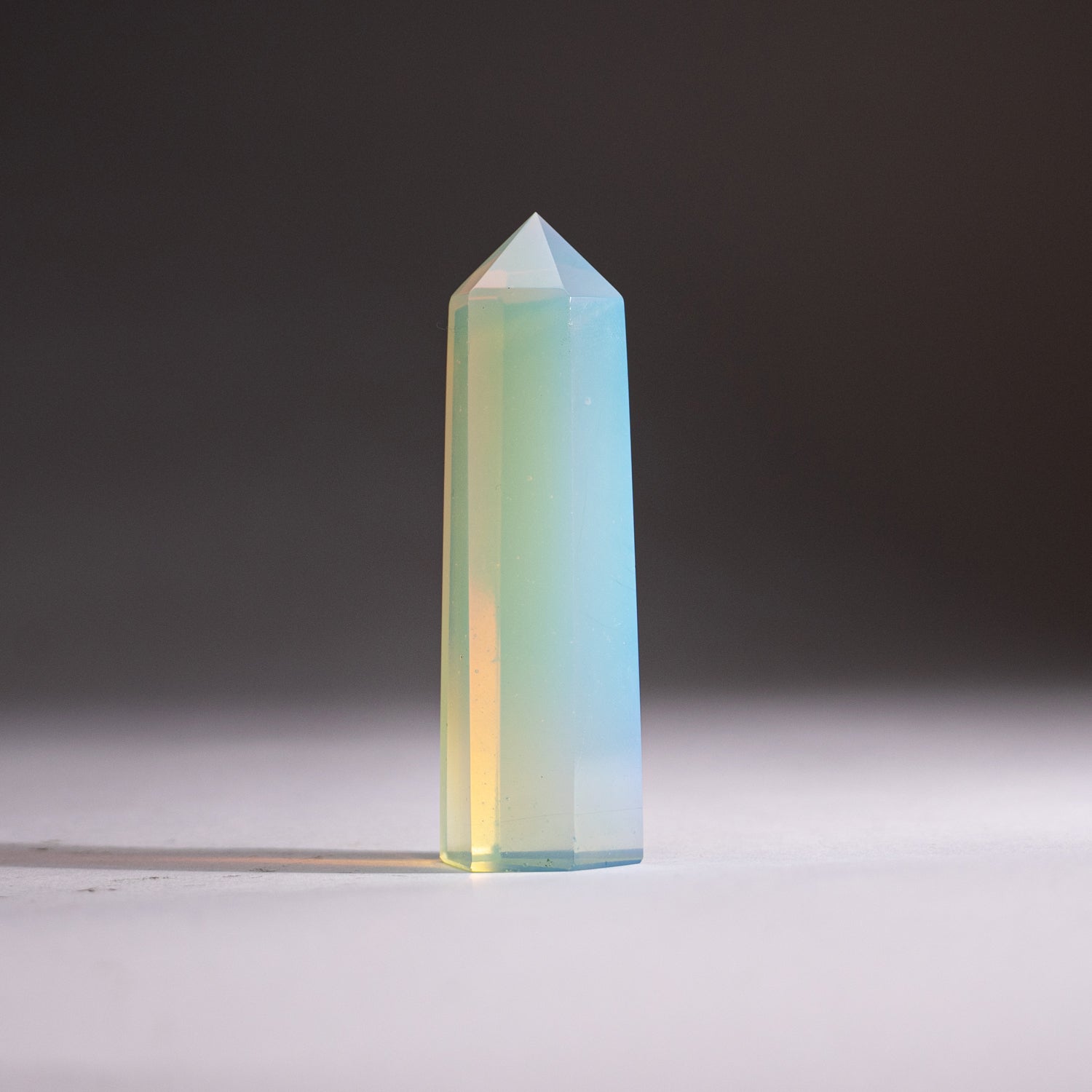 Genuine Polished Opalite Crystal Point (110 grams)