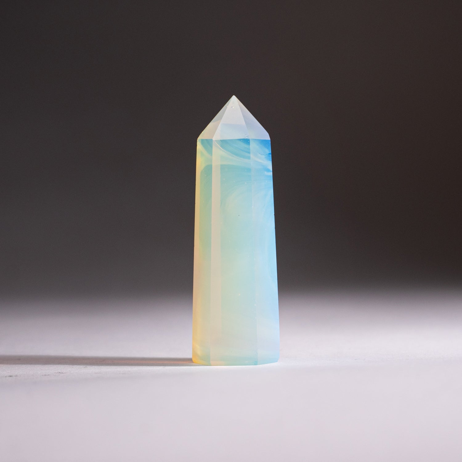 Genuine Polished Opalite Crystal Point (93.7 grams)